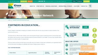 
                            6. Kirana’s Approved Broker Network - Kirana Colleges