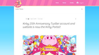 
                            5. Kirby 25th Anniversary Twitter account and website is now the Kirby ...