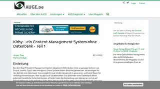 
                            6. Kirby – ein Content Management System ohne Datenbank ...