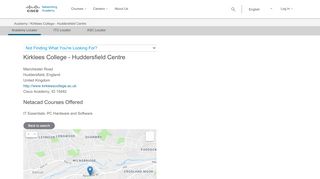 
                            4. Kirklees College - Huddersfield Centre | Networking Academy