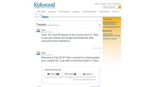 
                            1. Kirkwood Community College - Talon