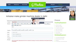 
                            9. kirloskar make grinder machine dealer in delhi