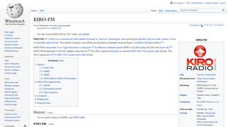 
                            8. KIRO-FM - Wikipedia