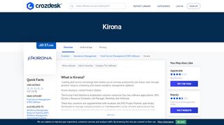 
                            5. Kirona Reviews, Pricing and Alternatives - Crozdesk