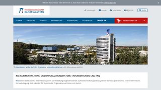 
                            1. KIS - Informationen und FAQ - TU Kaiserslautern - …