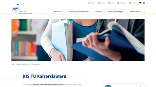 
                            5. KIS TU Kaiserslautern | Institut für Verbundwerkstoffe ...