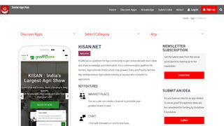 
                            9. KISAN.net | Social App Hub