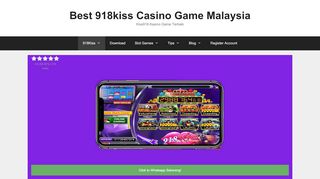 
                            6. Kiss918 | Download & Daftar Kiss918 Casino Game Sekarang