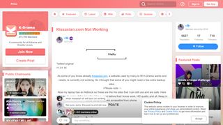 
                            9. Kissasian.com Not Working | K-Drama Amino