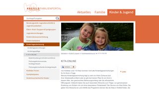 
                            2. KITA-ONLINE | Familienportal Krefeld - Stadt Krefeld