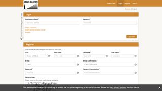 
                            4. KiTa-Portal Aachen :: Login - Child care