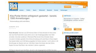 
                            5. Kita-Portal Ahrlini erfolgreich gestartet - bereits 1500 ...