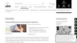 
                            3. Kita Suche - Stadt Ulm