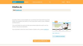 
                            9. Kitafino.de whois - Easy Counter