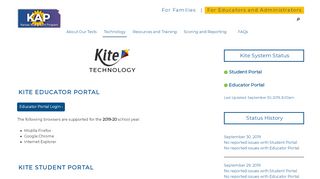 
                            1. Kite® Suite | Kansas Assessment Program