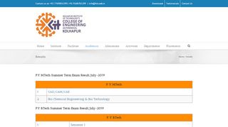 
                            4. KIT's College of Engineering, Kolhapur – Results