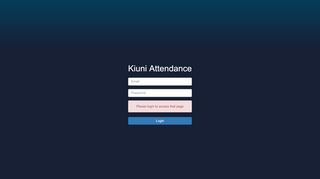 
                            6. Kiuni Attendance