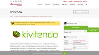 
                            9. kivitendo - Univention App Center Univention