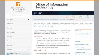 
                            4. Kivuto WebStore | Office of Information Technology