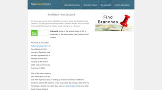 
                            7. Kiwibank New Zealand Information, Contacts and Locations