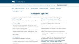 
                            3. KiwiSaver updates - investments.anz.co.nz