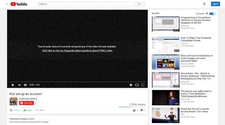 
                            1. Kizi set up an account - YouTube