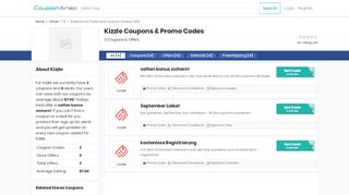 
                            11. Kizzle Coupons & Promo Codes August 2019 Coupons