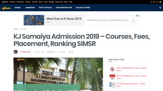 
                            9. KJ Somaiya Admission 2019 - mba.aglasem.com