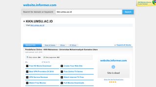 
                            3. kkn.umsu.ac.id at WI. Pendaftaran Online - KKN Mahasiswa ...