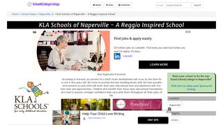 
                            8. KLA Schools of Naperville - A Reggio Inspired …