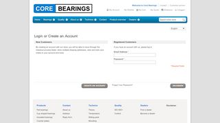 
                            4. Klant-login - Core Bearings