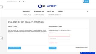 
                            3. Klant-login - degoedkoopstelaptops.nl