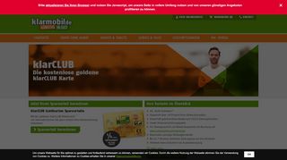 
                            2. klarCLUB - Die kostenlose goldene klarCLUB MasterCard ...