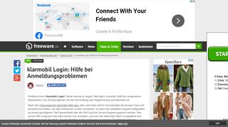 
                            2. klarmobil Login: Hilfe bei Anmeldungsproblemen | Freeware.de