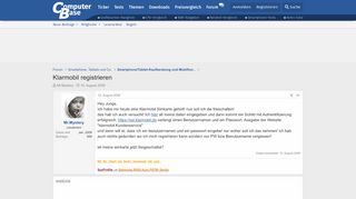 
                            6. Klarmobil registrieren | ComputerBase Forum