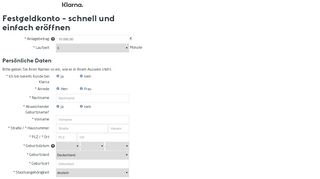 
                            2. Klarna Festgeld Modul