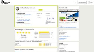 
                            4. klarsicht-it.de Bewertungen & Erfahrungen | Trusted Shops
