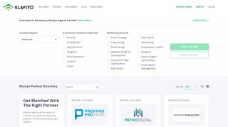 
                            4. Klaviyo Partner Directory