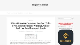 
                            5. KleenHeat Gas Customer Service, Toll-Free, Helpline Phone ...