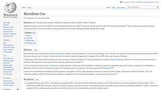 
                            2. Kleenheat Gas - Wikipedia