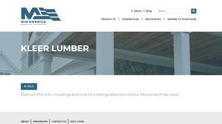 
                            9. Kleer Lumber | Mid-America