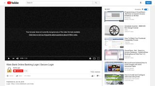
                            1. Klein Bank Online Banking Login | Secure Login - YouTube