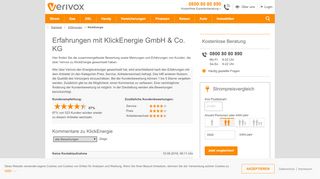 
                            4. KlickEnergie: Meinungen, Erfahrungen, Bewertungen - Verivox