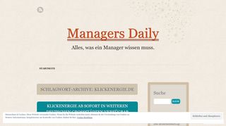 
                            8. KlickEnergie.de | Managers Daily