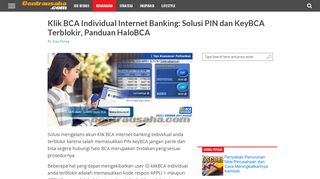 
                            9. Klik BCA Individual Internet Banking: Solusi PIN dan ...