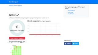 
                            4. KlikBCA tidak bisa diakses atau lagi gangguan? | Cek Gangguan