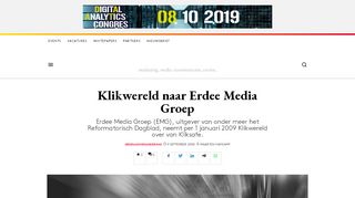 
                            7. Klikwereld naar Erdee Media Groep - adformatie.nl