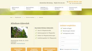 
                            9. Klinikum Gütersloh Gütersloh | Bewertungen & Kosten