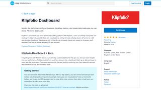 
                            9. Klipfolio Dashboard | Xero App Marketplace US