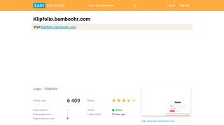 
                            3. Klipfolio.bamboohr.com: Login – Klipfolio - Easy …